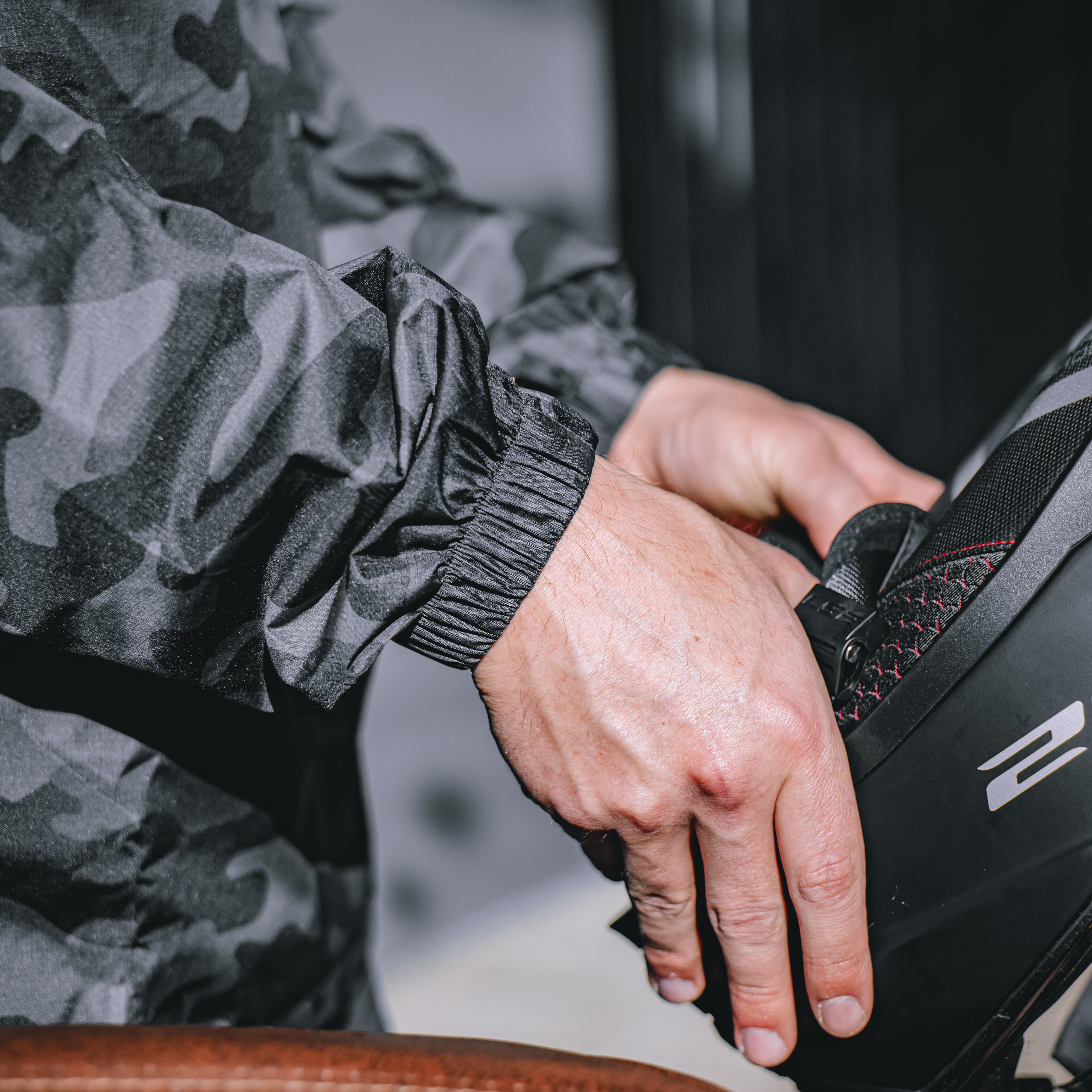 Campera NTO Storm Camo Hombre Gris